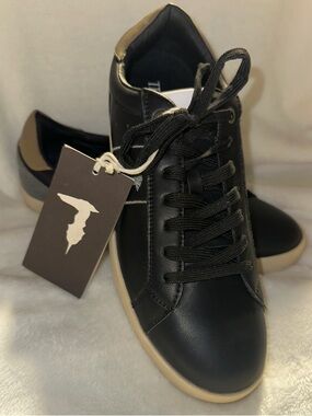 Trussardi Black Leather Sneakers NWT